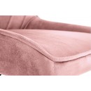 Кресло компьютерное HALMAR RICO розовый/хром